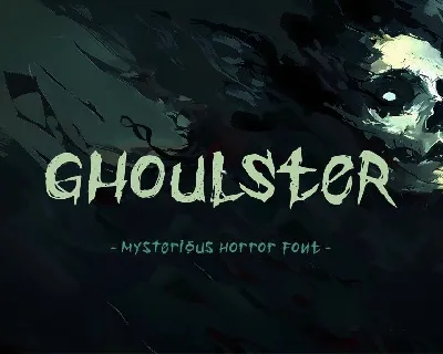 Ghoulster Demo font