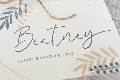 Beatney font