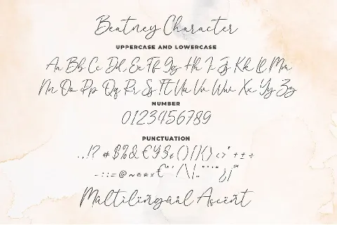 Beatney font