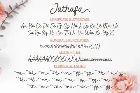 Jathafa Handwritten font