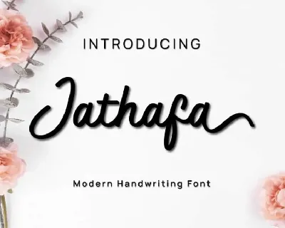 Jathafa Handwritten font