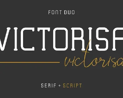 Victorisa Typeface font