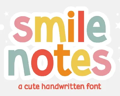 Smile Notes font