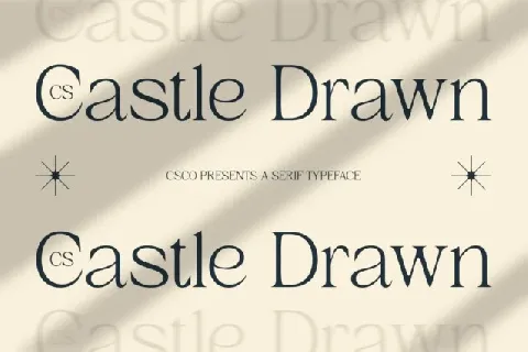 CS Castle Drawn font