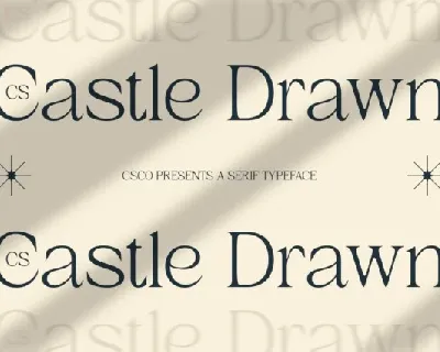 CS Castle Drawn font