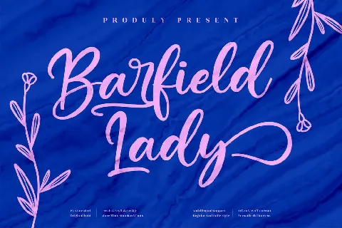 Barfield Lady font