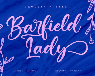 Barfield Lady font