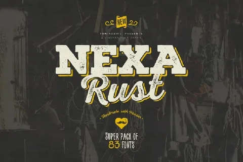 Nexa Rust Typeface Family font