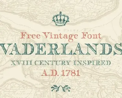 Vaderlands Display font