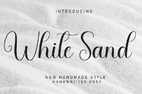 White Sand Script font