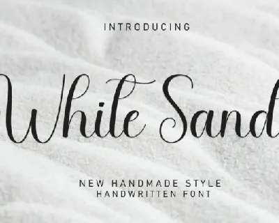 White Sand Script font