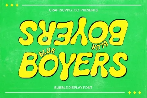 Boyers Blur font