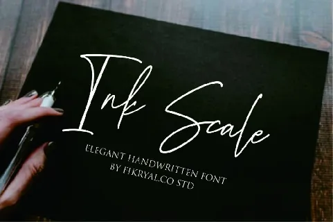 Ink Scale font