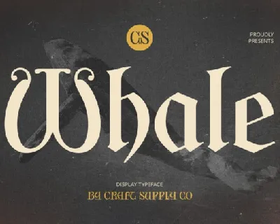 CS Whale font