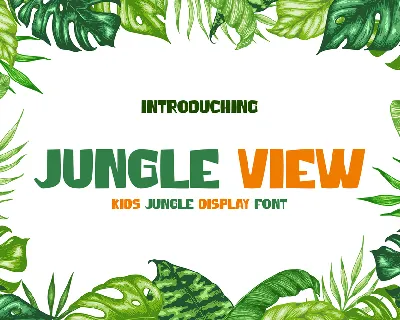 Jungle-View font