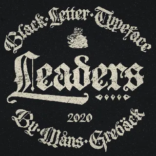 Leaders PERSONAL USE ONLY font