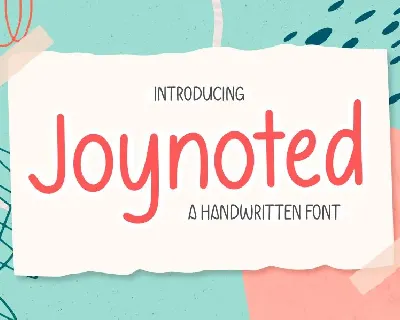 Joynoted font