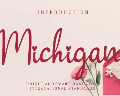 Michigan Script font