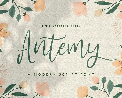 Antemy font