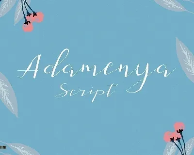 Adamenya font