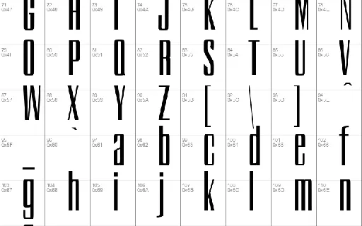 Staminic font