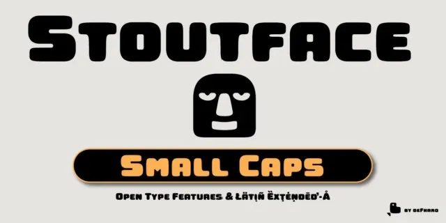 Stoutface Small Caps font