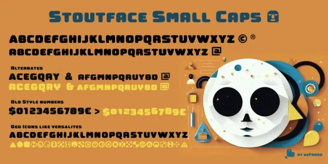 Stoutface Small Caps font