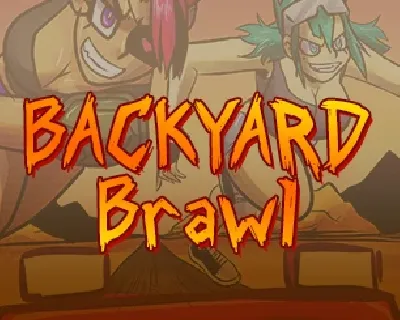 Backyard Brawl font