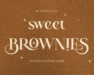 Sweet Brownies font