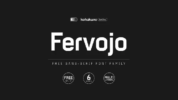 Fervojo Family font