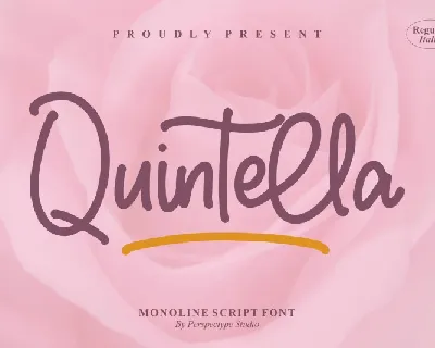 Quintella font