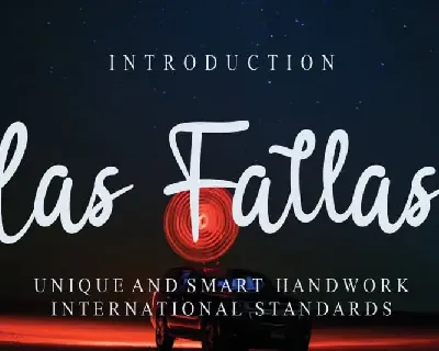 Las Fallas Script font