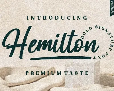 Hemilton Script font