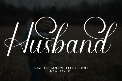 Husband Script Typeface font