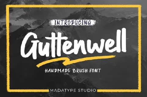 Guttenwell Bold Script font