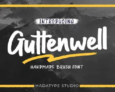 Guttenwell Bold Script font