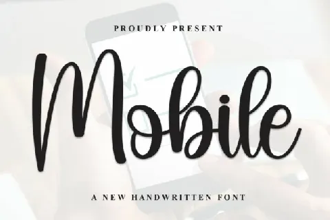 Mobile Script font