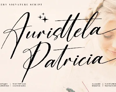 Auristtela Patricia font