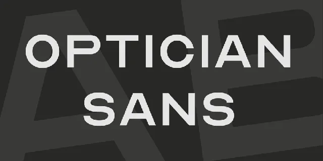 Optician Sans font