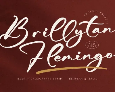 Brillytan Flemingo font