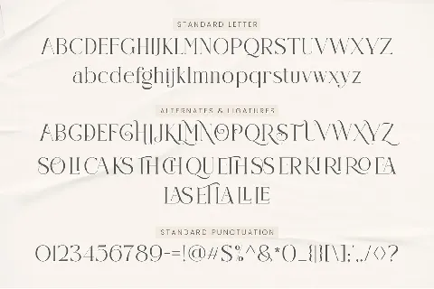 Claster Oleander font