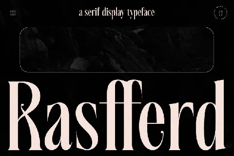 Rasfferd font