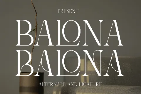 Balona font