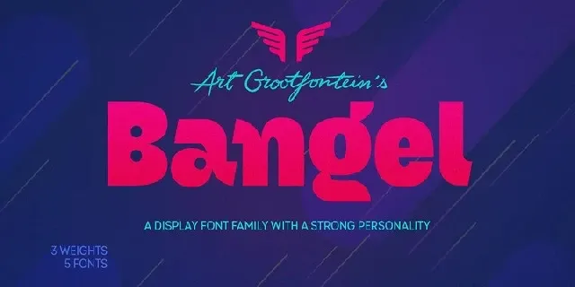 Bangel font