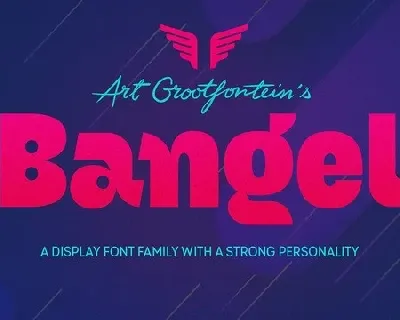 Bangel font