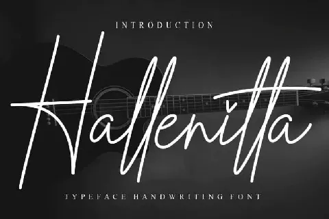 Hallenitta Handwritten font