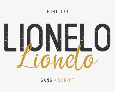 LIONELLO Special font