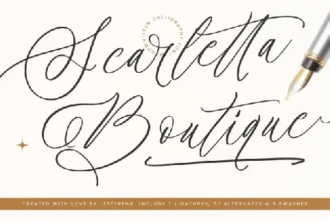 Scarletta Boutique font