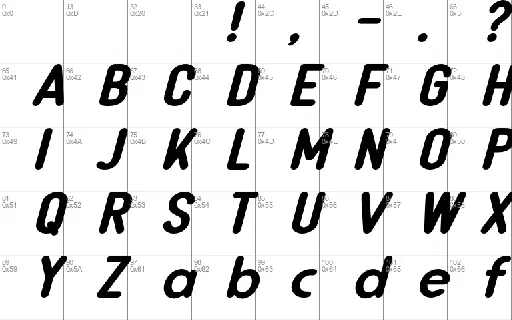 CF GHETTO BLAZTER DEMO font