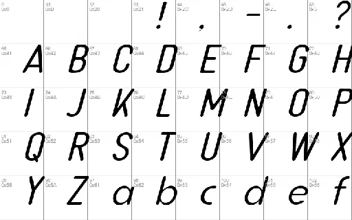 CF GHETTO BLAZTER DEMO font